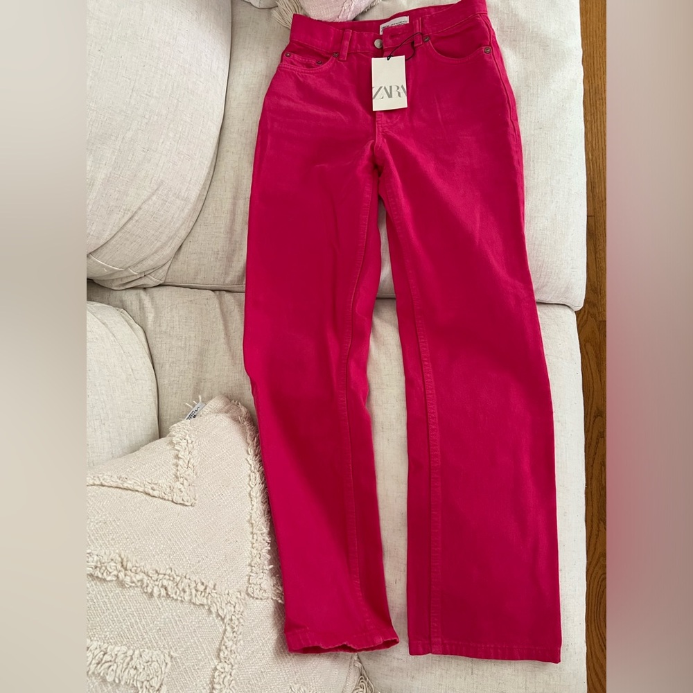 Pink jeans Zara jeans